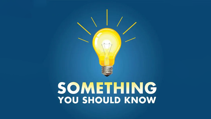 Something You Should Know