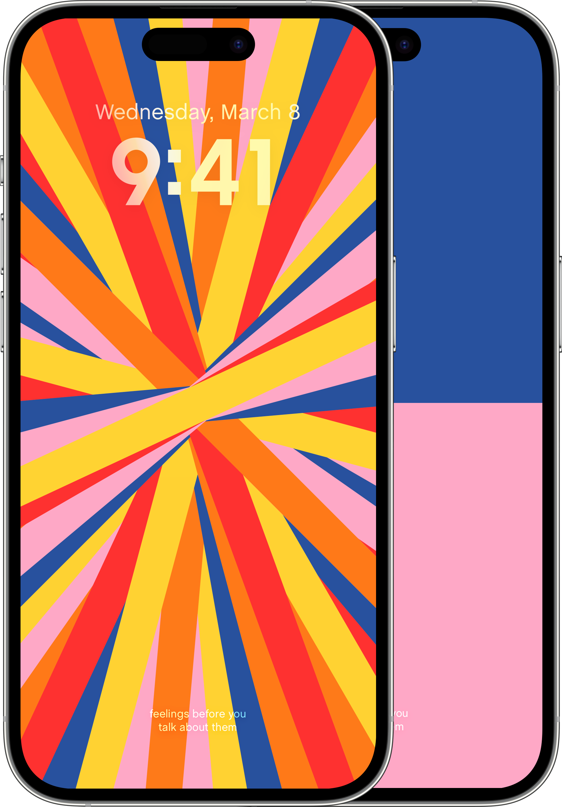 iPhones with Feelings Wallpaper