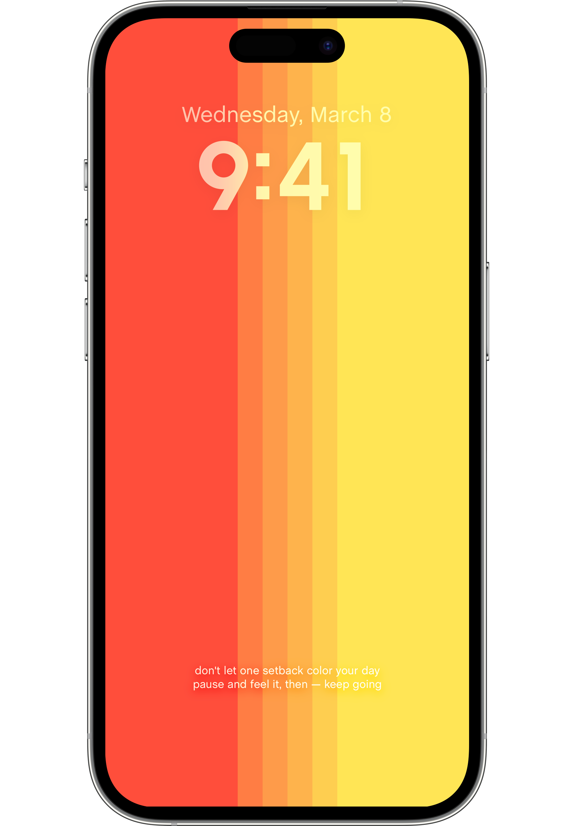 iPhone with Setbacks Wallpaper